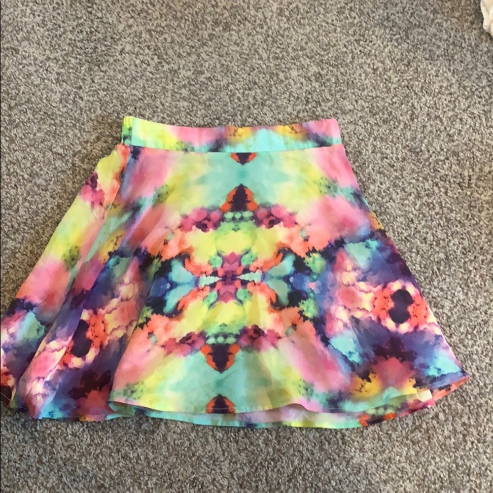 Millau Printed Scuba Mini Skirt